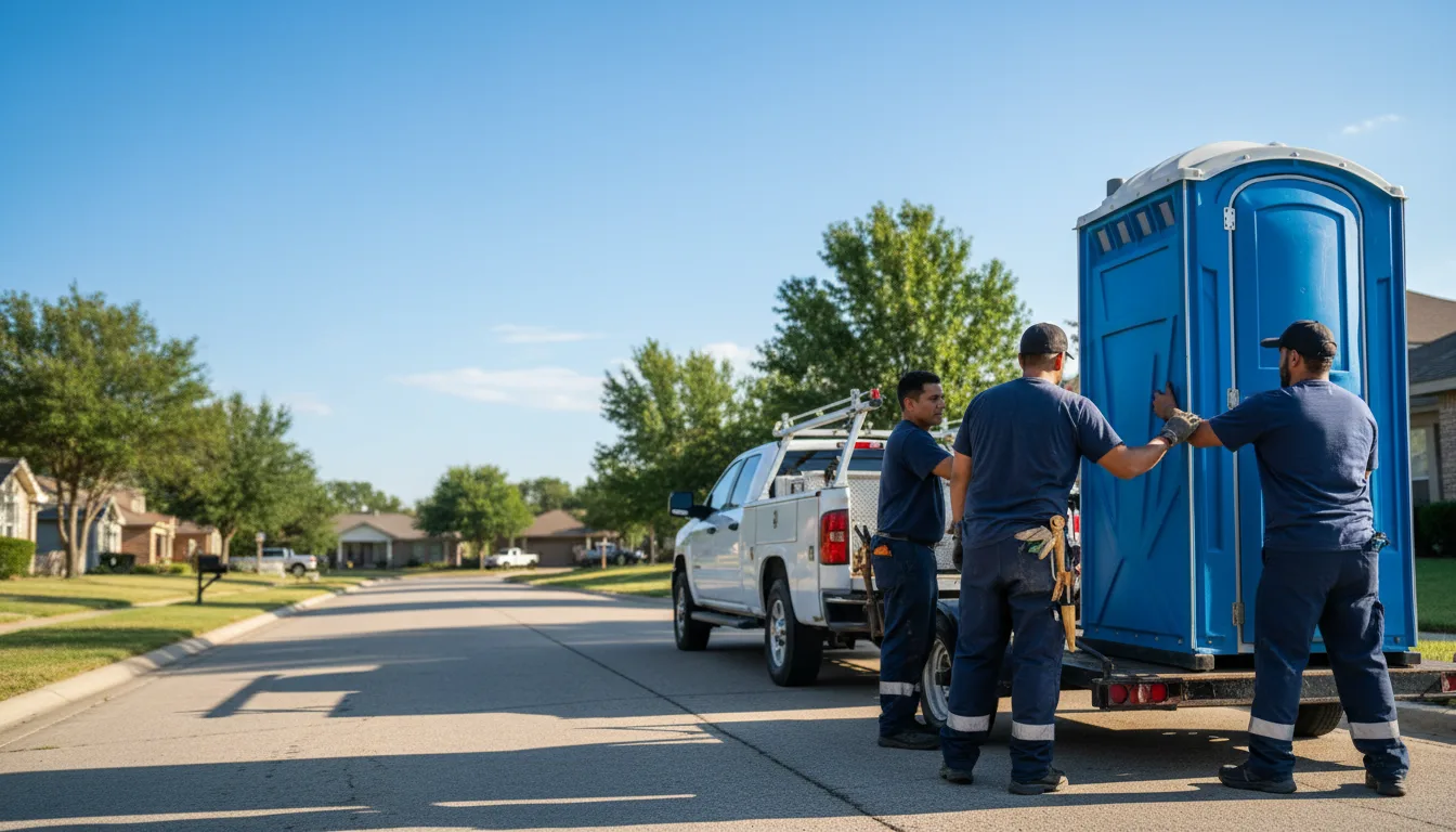 Portable Toilet Rental in Kemp, TX near me
